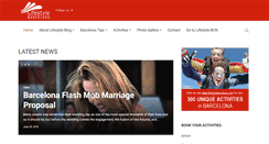 Desktop Screenshot of blog.lifestylebarcelona.com